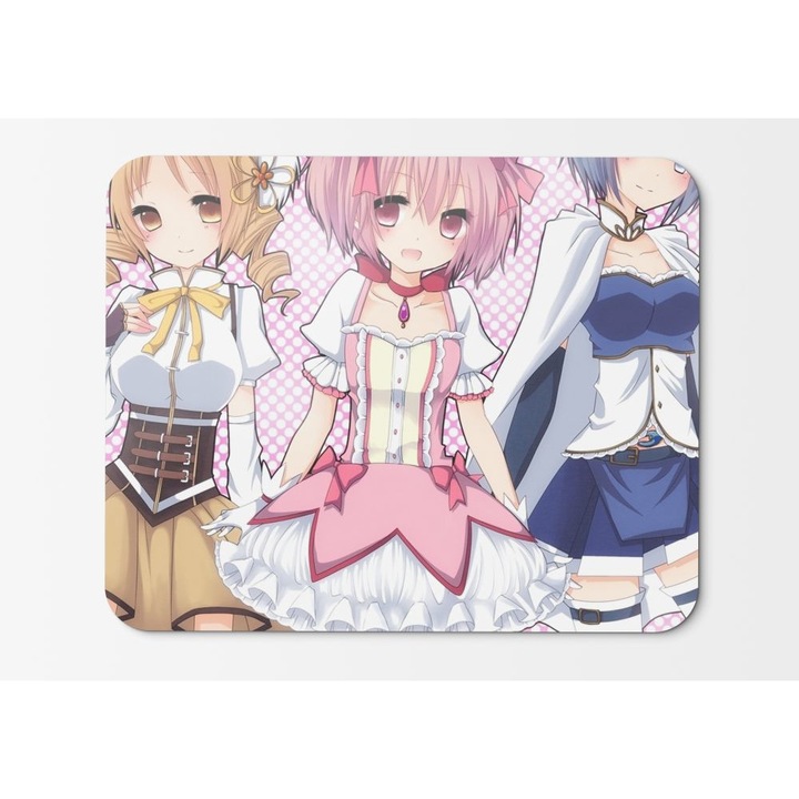 Mouse Pad Puella Magi Madoka Magica Female Characters - 21.5 X 27 X 0.3cm