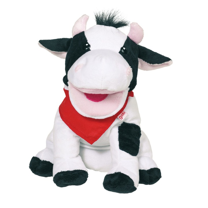 Tehén kézbáb figura