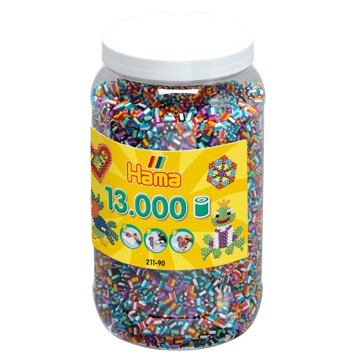 Hama maxi csíkos gyöngy, 13 000 darabos