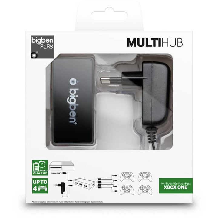 Bigben Interactive XB1MULTIHUB USB 2.0 HUB (4 port) Fekete