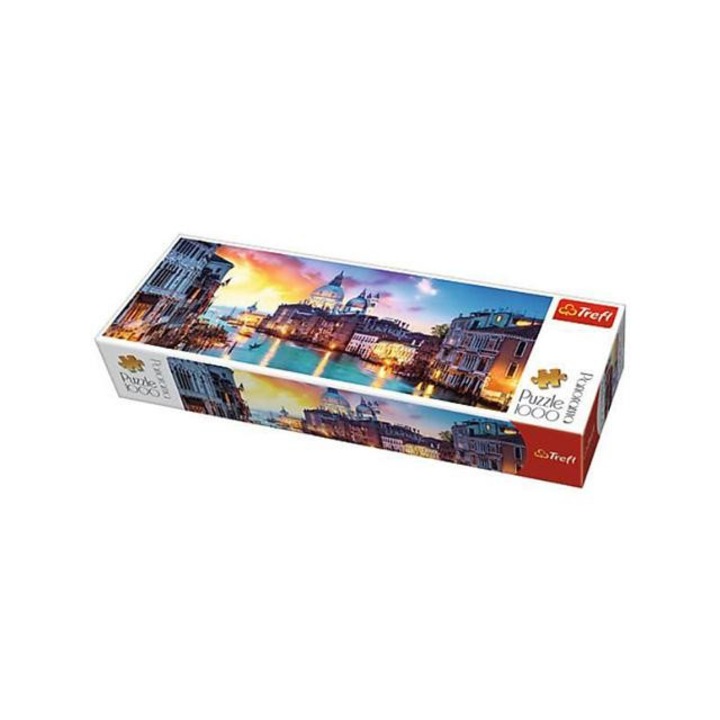 Canal Grande főcsatorna, Olaszország panoráma puzzle 1000db-os - Trefl