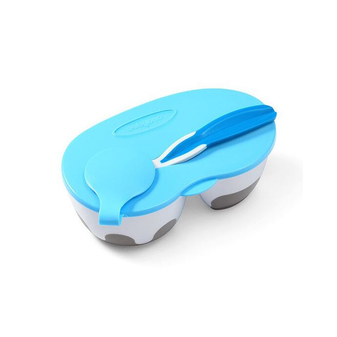 Set castron si tacam, albastru deschis