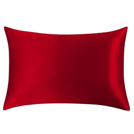 Fata De Perna Din Matase Mulberry Integral 50x75 Cm Culoare Rosie Emag Ro