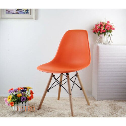 Scaun living lemn PORTOCALIU, VIVO