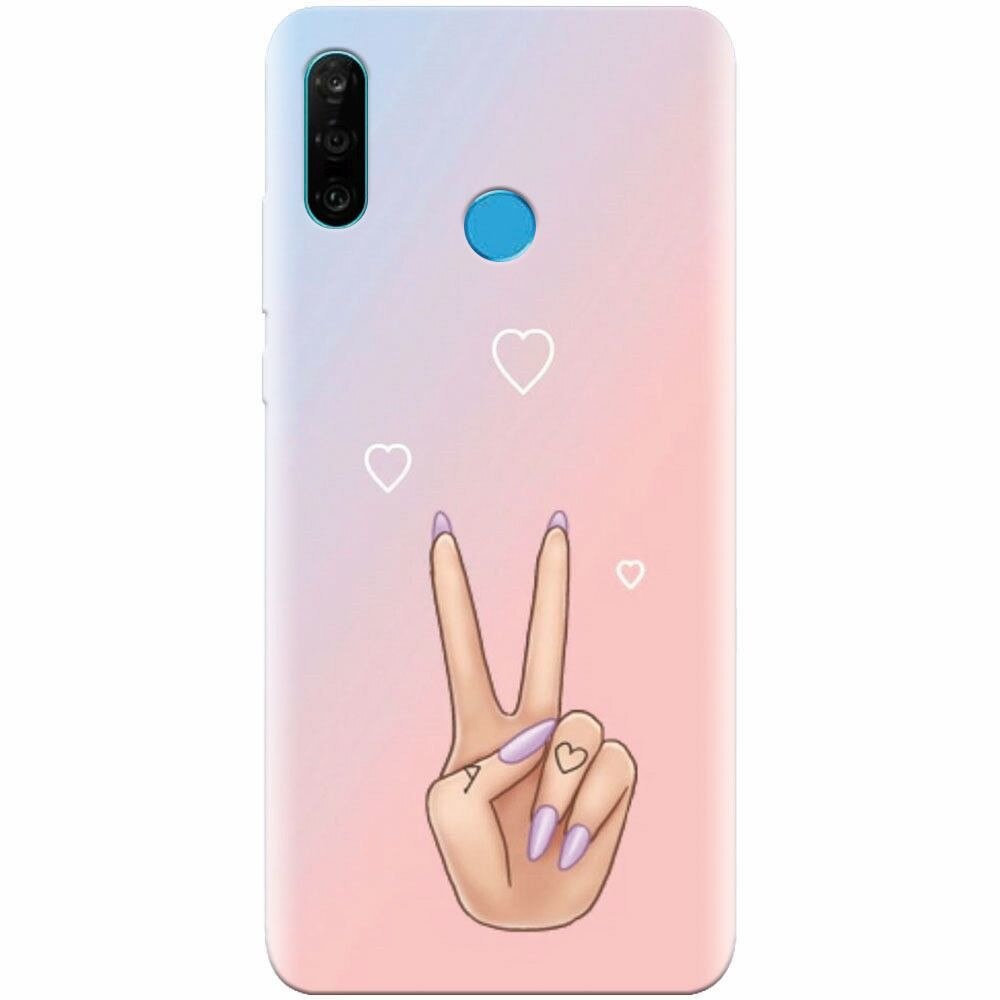 Husa silicon pentru Huawei P30 Lite, Victory Love
