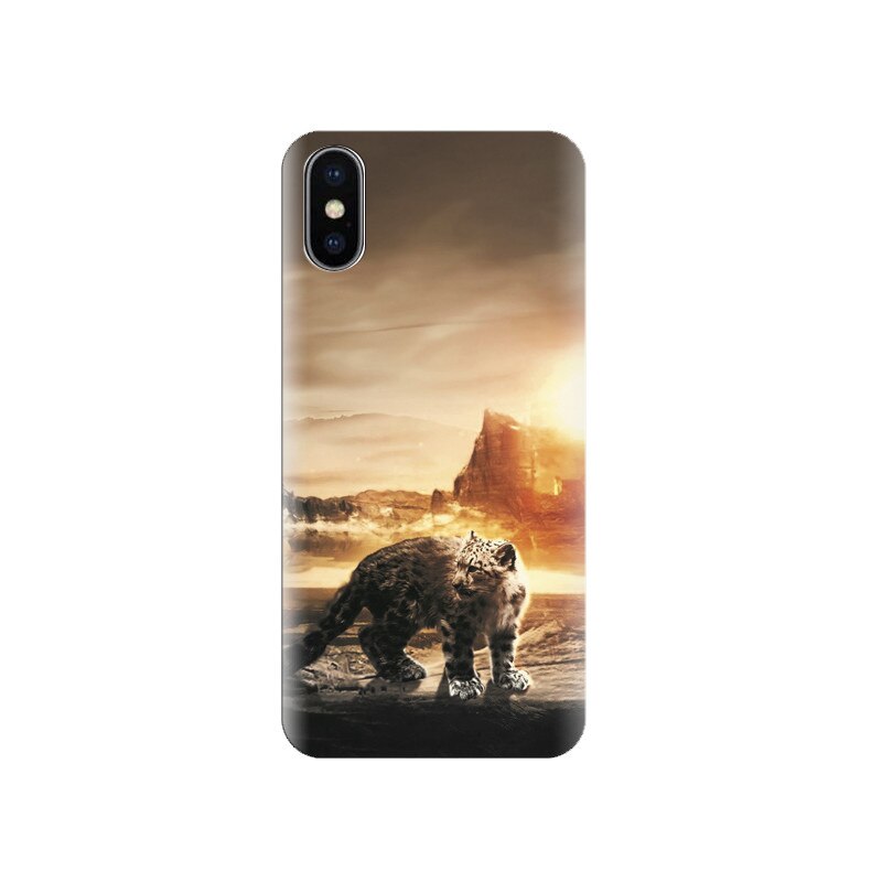 Husa silicon IPHONE X Animal Hd Photos