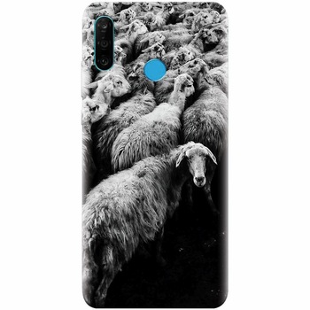 Husa silicon pentru Huawei P30 Lite, Sheep Husa silicon pentru Huawei P30 Lite, Sheep