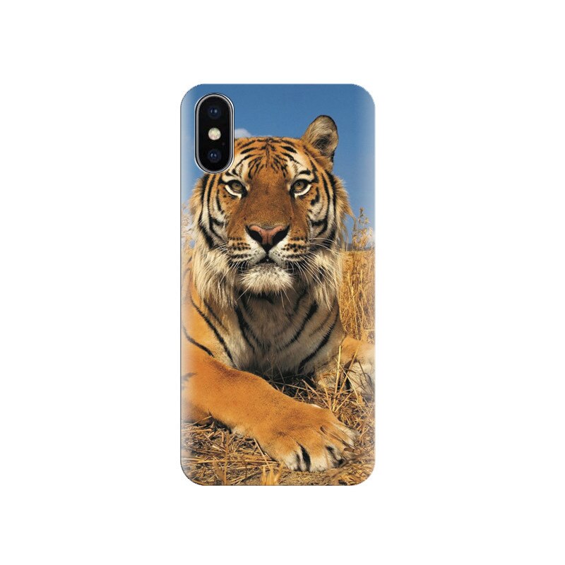 Husa silicon IPHONE X Animal Tiger Priroda Super For
