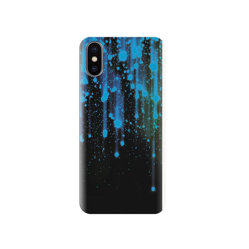 Husa silicon IPHONE X Abstract Lighting