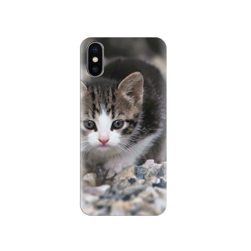 Husa silicon IPHONE X Animal Cat