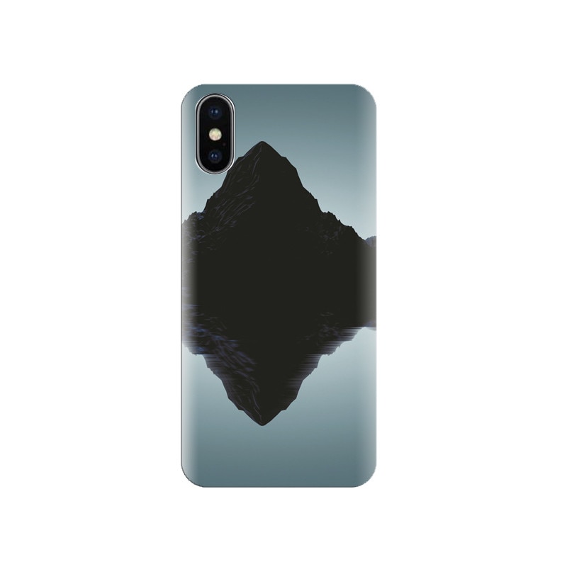 Husa silicon IPHONE X Artistic Mountains Qu