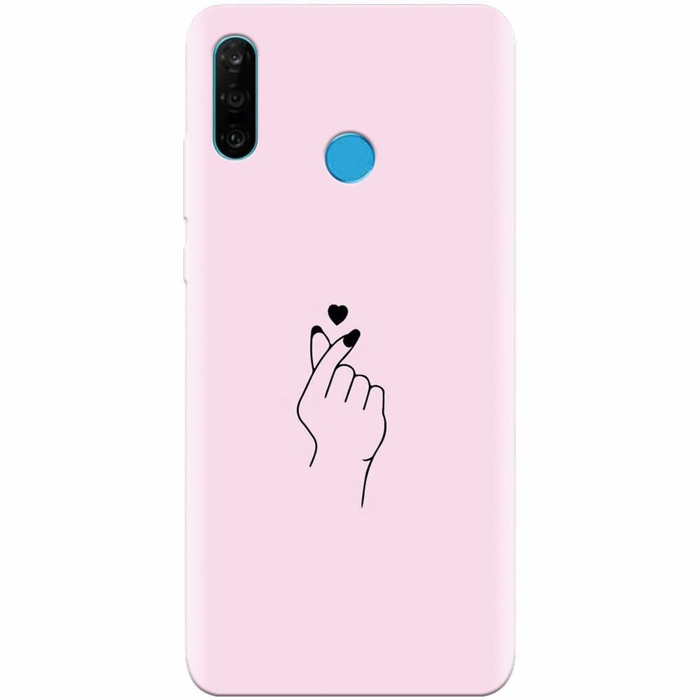 Husa silicon pentru Huawei P30 Lite, Simple Love