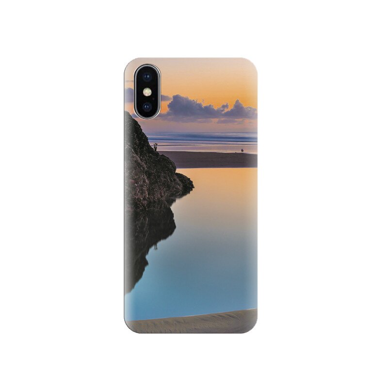 Husa silicon IPHONE X Bandon Beach Wide