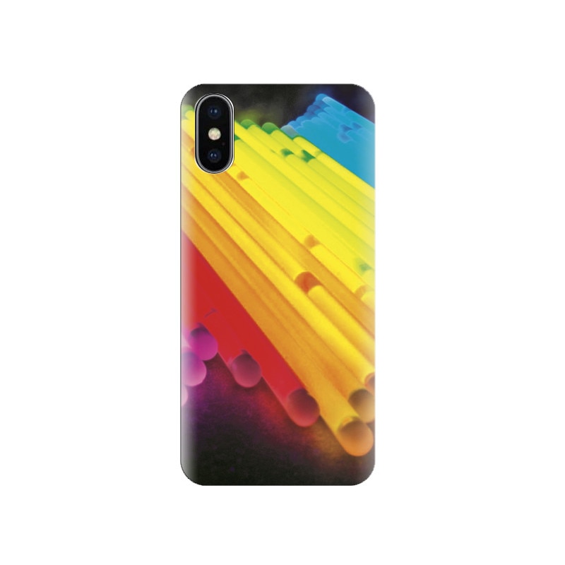 Husa silicon IPHONE X Attractive Abstract Lighting Pen Hd Photos