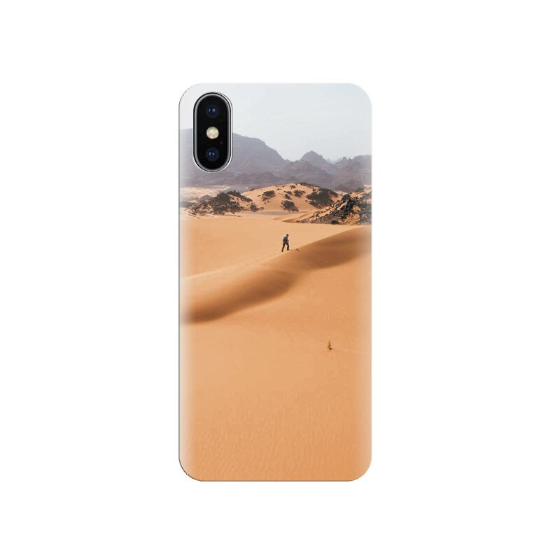 Husa silicon IPHONE X Barren Desert Nature