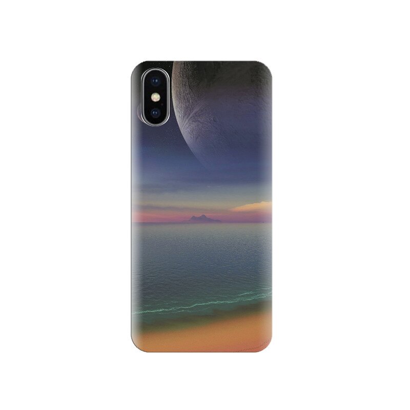 Husa silicon IPHONE X Beautiful Animated Beach Hd
