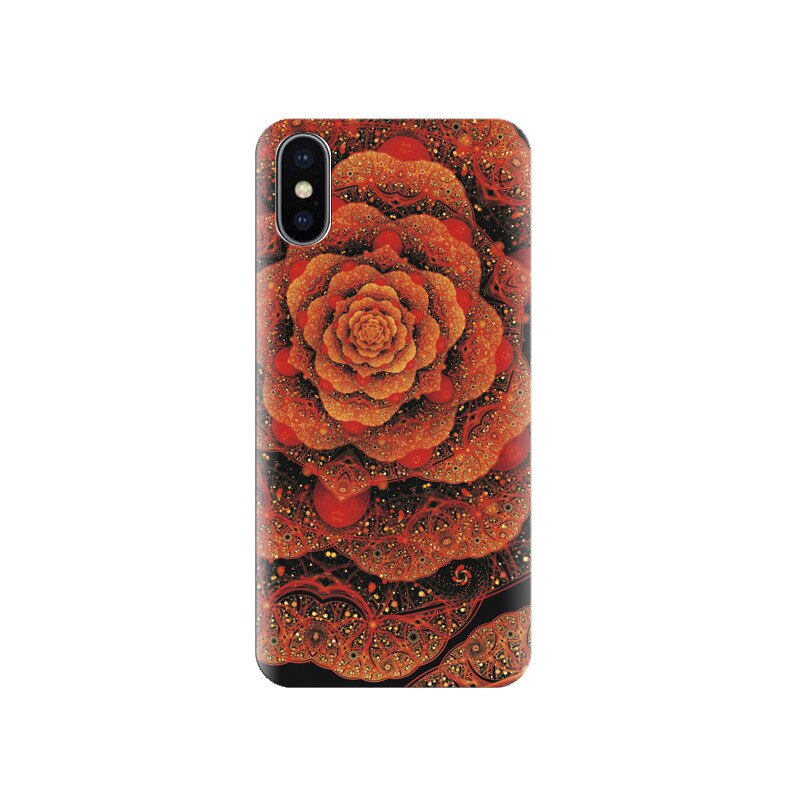 Husa silicon IPHONE X Beautiful Flower Abstract High Qualitys
