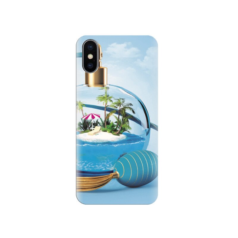 Husa silicon IPHONE X Attractive Art Of Tropical Palms