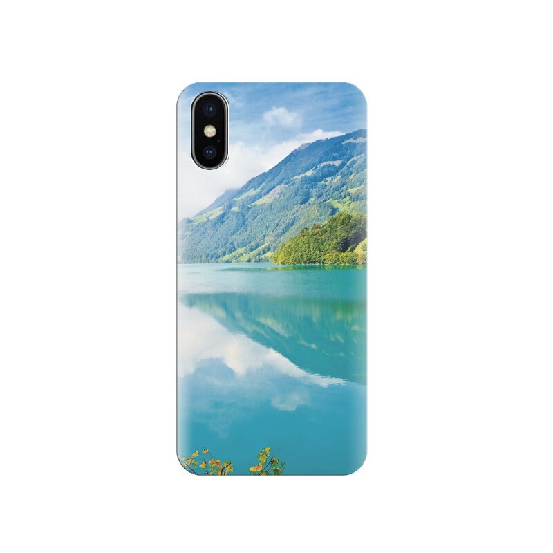 Husa silicon IPHONE X Beautiful Lake