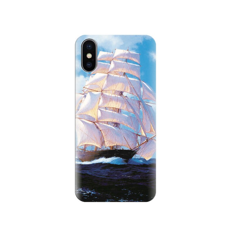 Husa silicon IPHONE X Attractive Art Of Ships