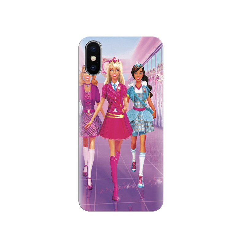 Husa silicon IPHONE X Barbie Princess High Quality