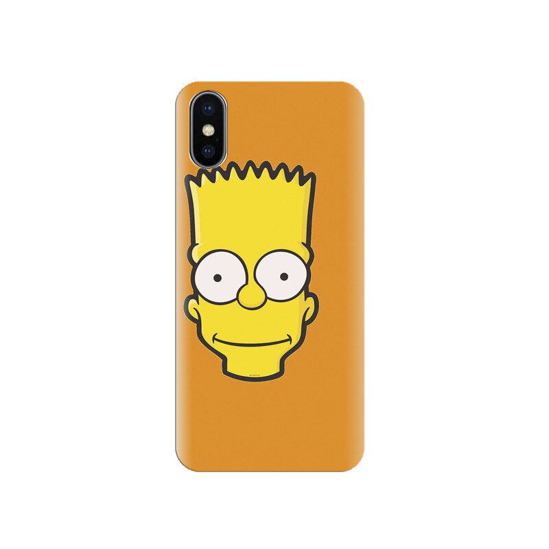 Husa silicon IPHONE X Bart Face Cartoon Hq Wallpaprs