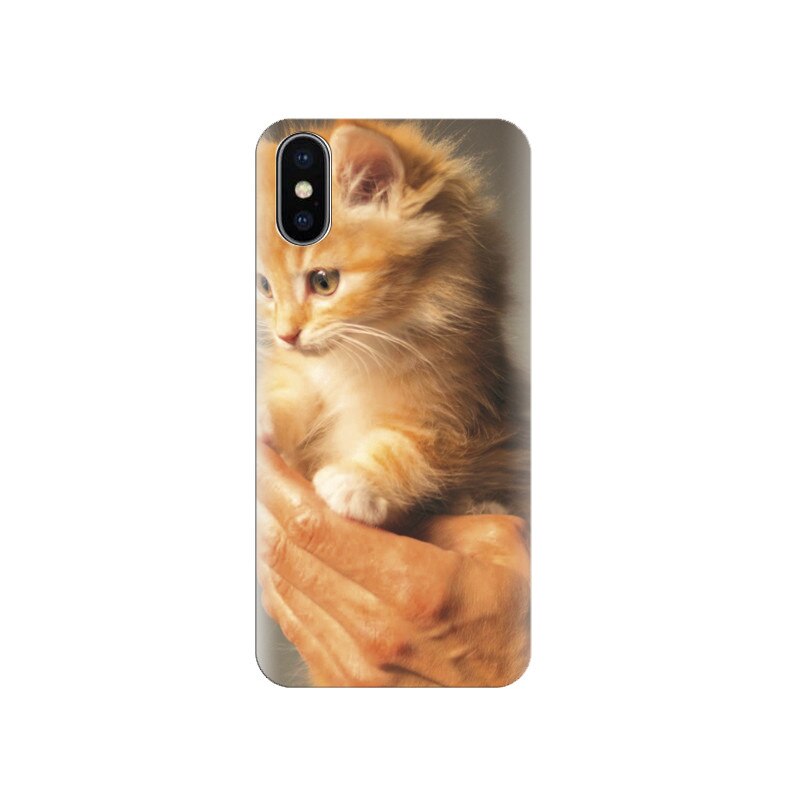 Husa silicon IPHONE X Cute Animal Cat High Resolution Images