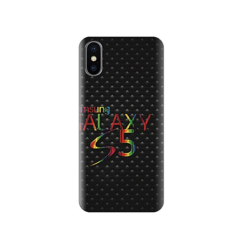 Husa silicon IPHONE X Colorful Galaxy S
