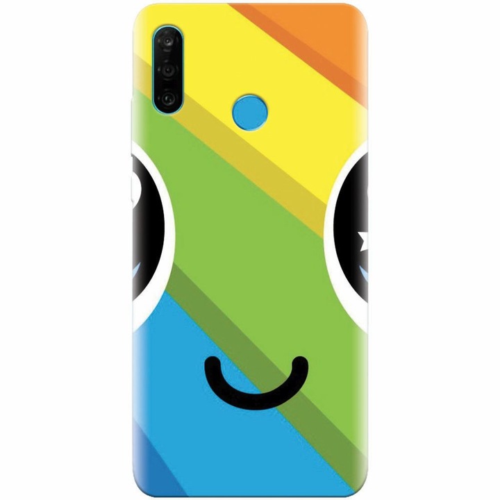 Szilikon tok Huawei P30 Lite, Happy Face telefonhoz