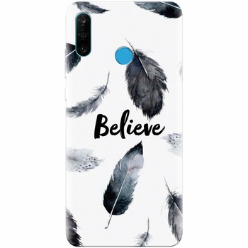Husa silicon pentru Huawei P30 Lite, Believe Husa silicon pentru Huawei P30 Lite, Believe
