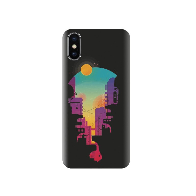 Husa silicon IPHONE X City Minimalism Sv