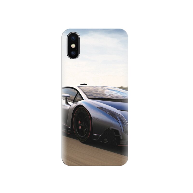 Husa silicon IPHONE X Car Race