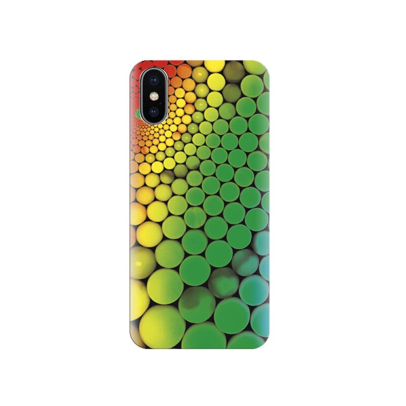 Husa silicon IPHONE X Colorful Abstract High Resolutions