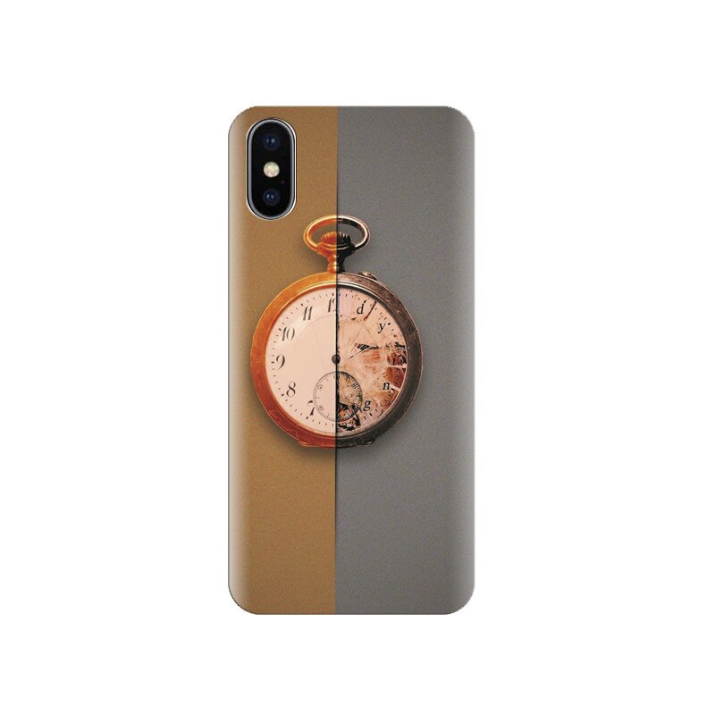 Husa silicon IPHONE X Clocks Artwork Pic