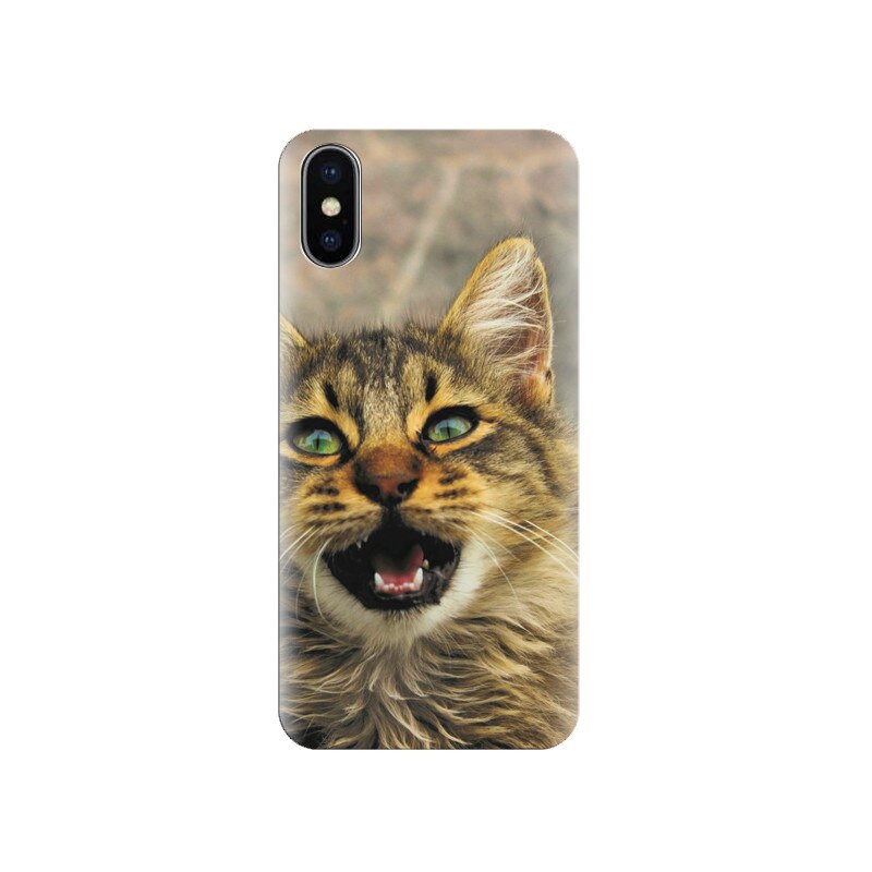 Husa silicon IPHONE X Cat Teeth Hd Perfect Photos Gallery