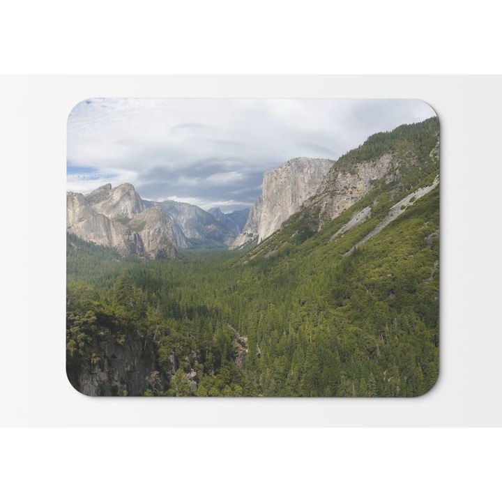 Mouse Pad Top View Of Yosemite National Park - 21.5 X 27 X 0.3cm