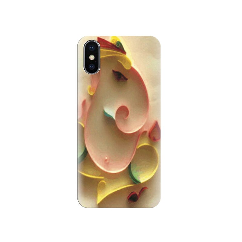 Husa silicon IPHONE X Colorful Lord Ganpati High Resolution Wides
