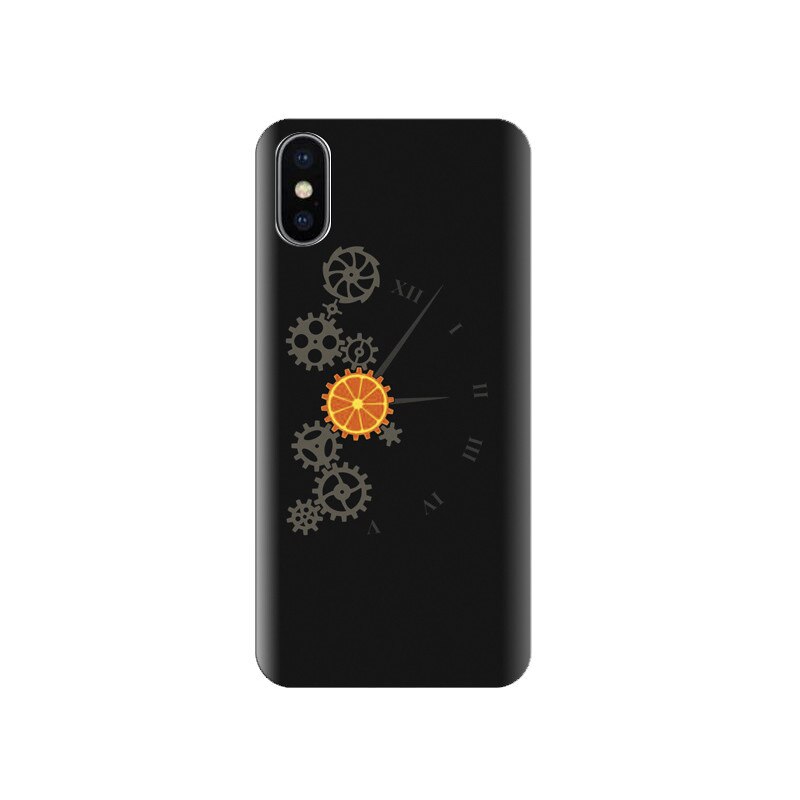 Husa silicon IPHONE X Clock Minimalism Image