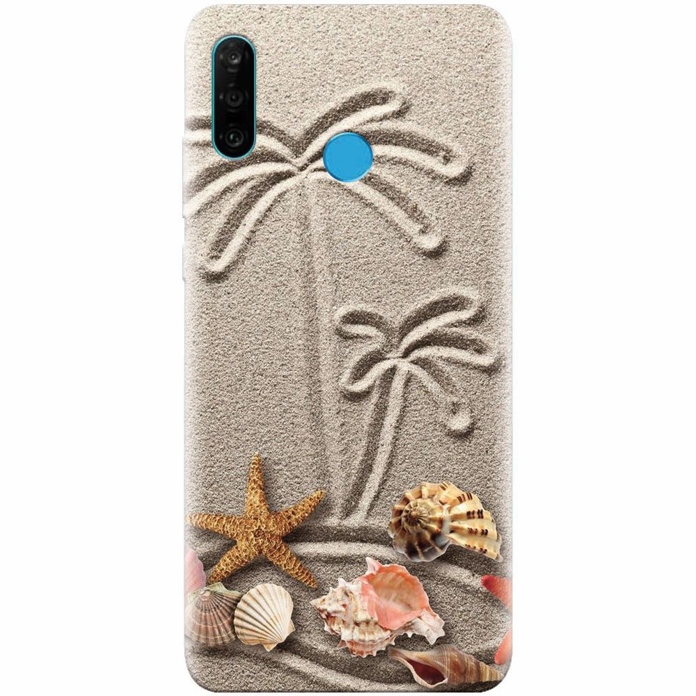 Husa silicon pentru Huawei P30 Lite, Beach Sand