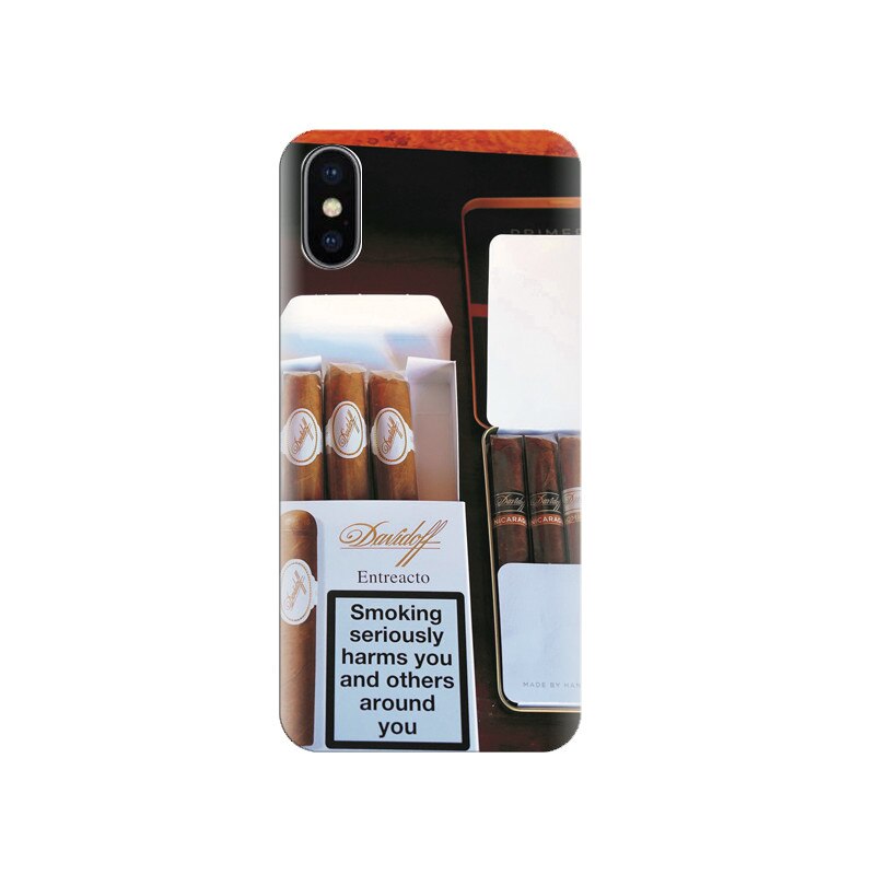 Husa silicon IPHONE X Cuban Montecristo Cigars
