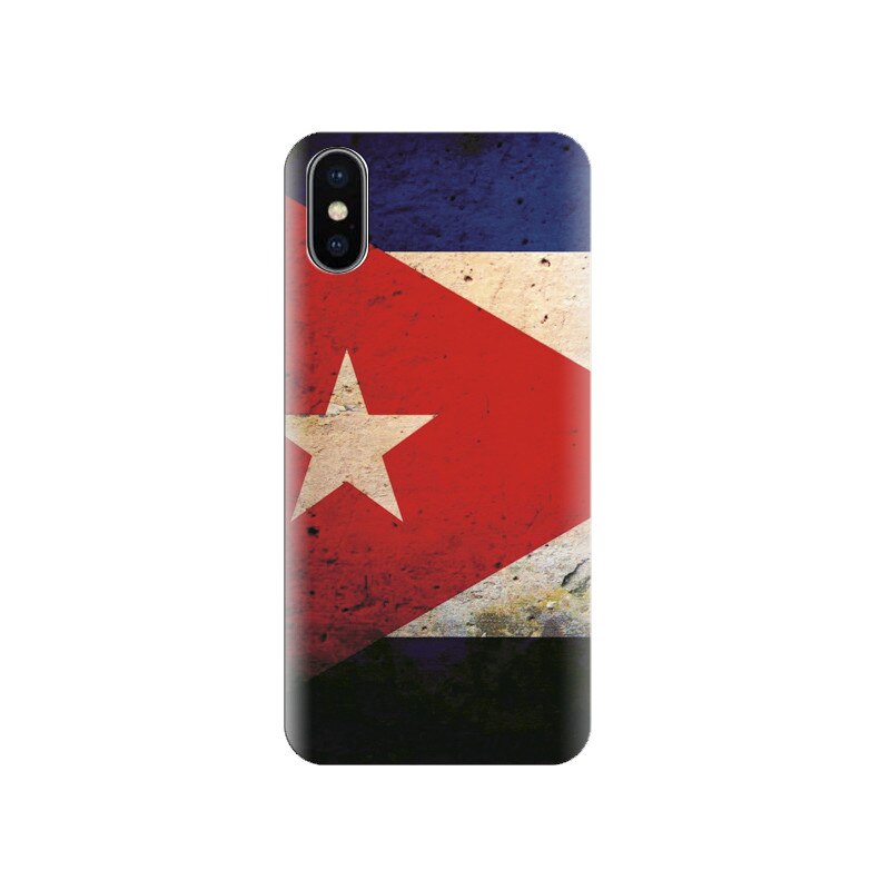 Husa silicon IPHONE X Cuba Flag