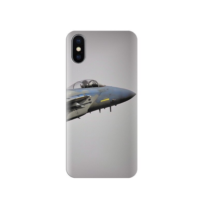 Husa silicon IPHONE X Eagle Fighter Plane Of Military Hqs