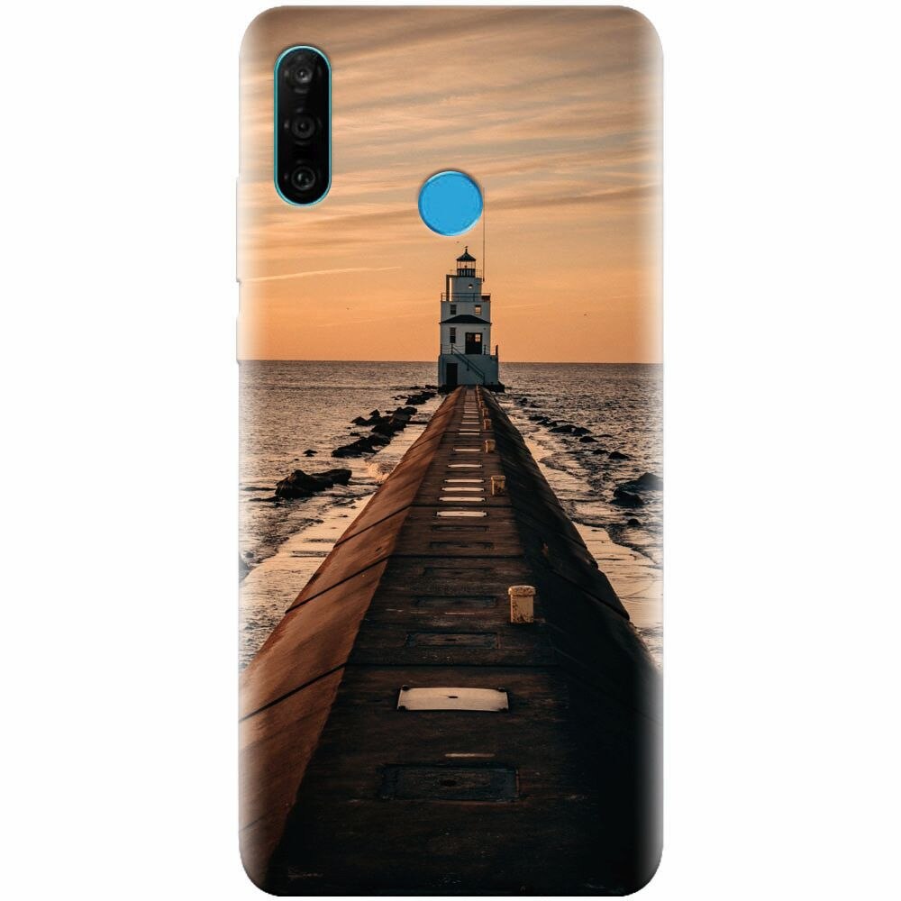 Husa silicon pentru Huawei P30 Lite, Dawn Dusk