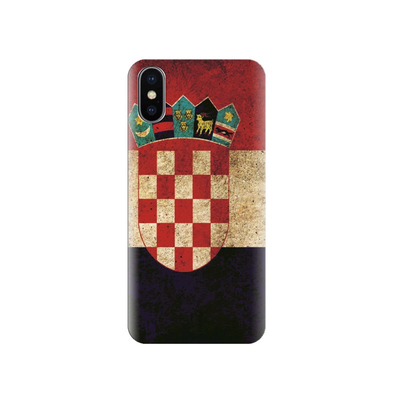Husa silicon IPHONE X Croatia Flag Hd Images