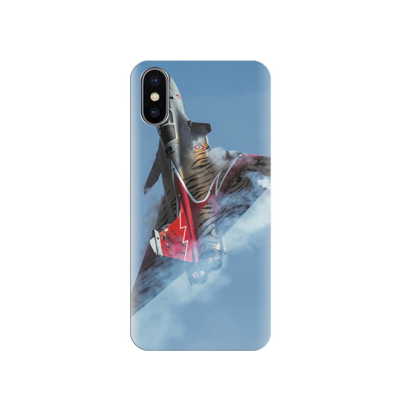 Husa silicon IPHONE X Fight Plane Fly In Sky