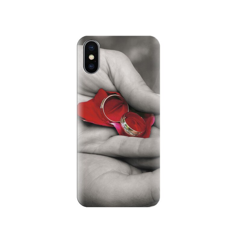 Husa silicon IPHONE X Engagement Rings