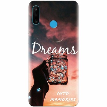 Husa silicon pentru Huawei P30 Lite, Dreams Husa silicon pentru Huawei P30 Lite, Dreams