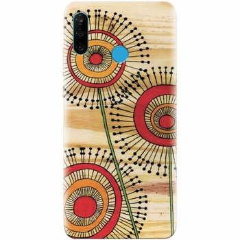 Husa silicon pentru Huawei P30 Lite, Dandelions Husa silicon pentru Huawei P30 Lite, Dandelions