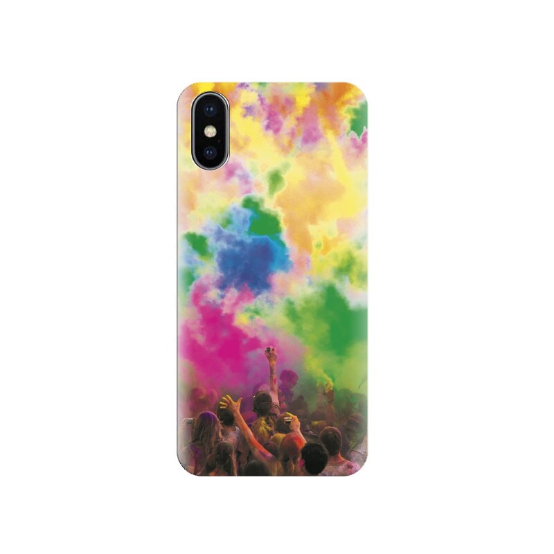 Husa silicon IPHONE X Festival Color