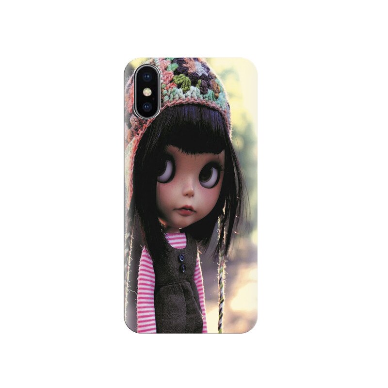 Husa silicon IPHONE X Doll Desktop Background